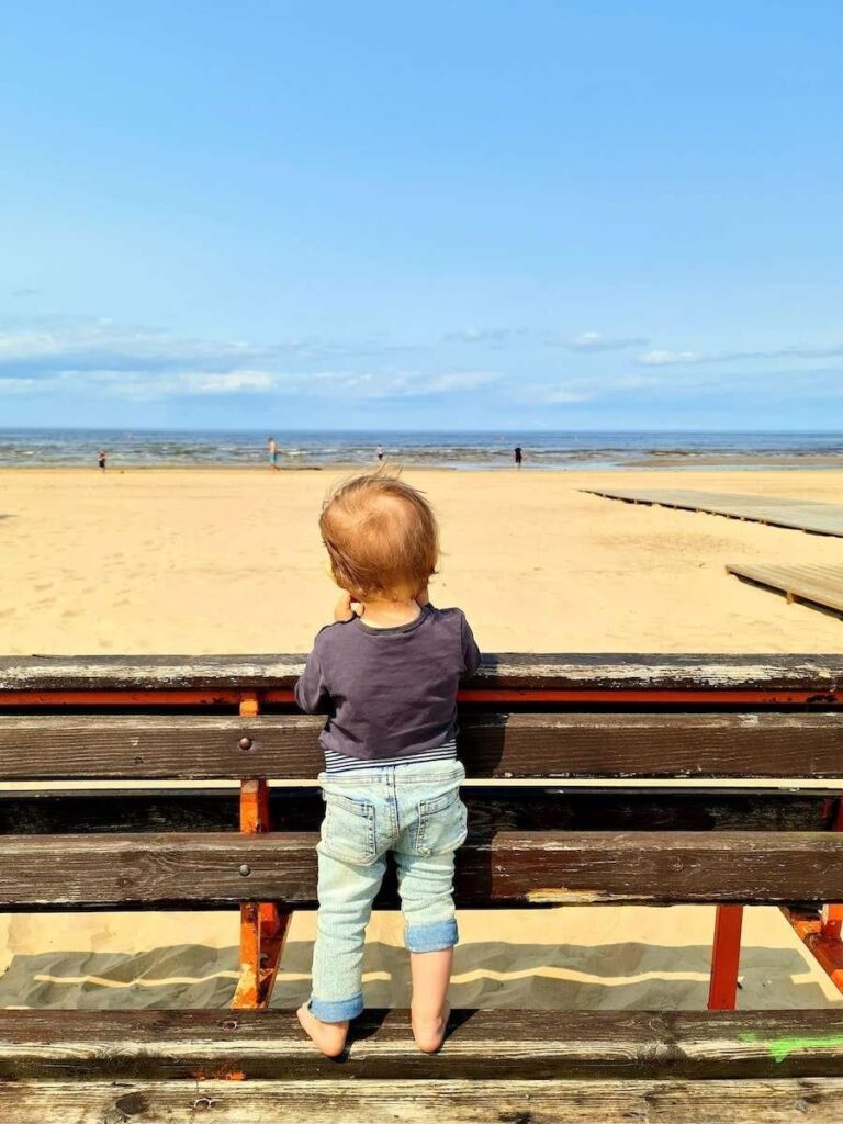 beach cruise with a toddler